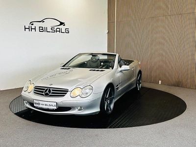 Sølvmetal Brugt 2002 Mercedes SL500 Cabriolet | 279.700 kr.