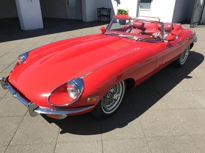 Rødmetal Brugt 1969 Jaguar E-Type Cabriolet | 875.000 kr.