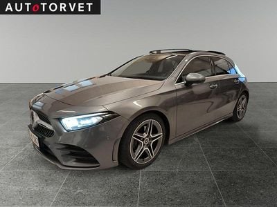 Gråmetal Brugt 2019 Mercedes A200 AMG line Hatchback | 269.700 kr. (Dyr)