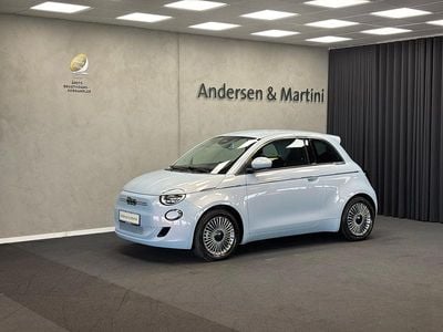 Lyseblaa Brugt 2023 Fiat 500e Icon Hatchback | 149.900 kr. (Lidt for dyr)