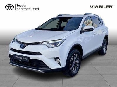 Sølvmetal Brugt 2017 Toyota RAV4 Hybrid H3 SUV | 194.888 kr. (Fair pris)