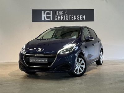Brugt Peugeot 208 82 HK (60 kW) 2018 Blåmetal Hatchback
