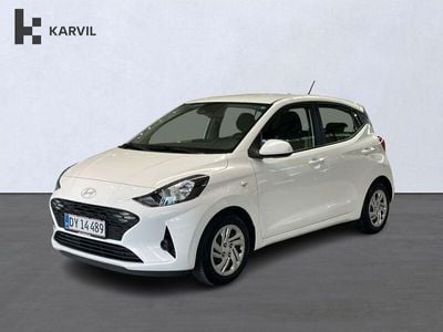 Hvid Brugt 2023 Hyundai i10 Essential Hatchback | 149.900 kr. (Fair pris)