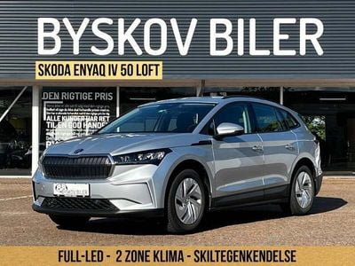 Sølvmetal Brugt 2023 Skoda Enyaq iV SUV | 199.995 kr. (Fair pris)