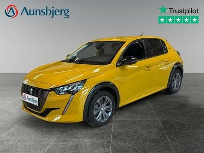 Gul Brugt 2022 Peugeot e-208 Allure Hatchback | 127.500 kr. (Fair pris)