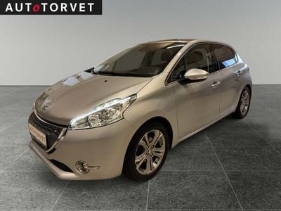 Sølvmetal Brugt 2013 Peugeot 208 Active+ Hatchback | 49.700 kr.