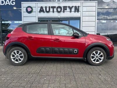 Rød Brugt 2017 Citroën C3 PureTech Hatchback | 93.800 kr. (God pris)