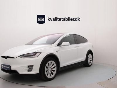 Hvid Brugt 2020 Tesla Model X Performance SUV | 424.900 kr.