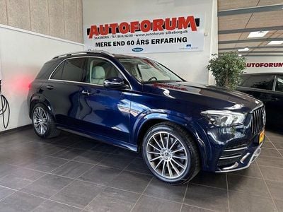 Blåmetal Brugt 2019 Mercedes GLE450 AMG AMG line Van | 499.900 kr.