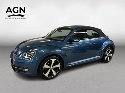 Blåmetal Brugt 2015 VW Beetle Design Cabriolet | 269.900 kr.