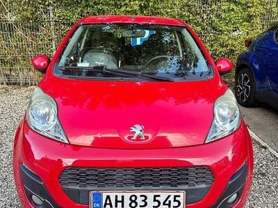 Rød Brugt 2013 Peugeot 107 Hatchback | 23.000 kr. (God pris)