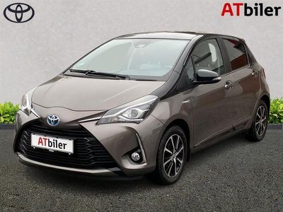 brugt Toyota Yaris Hybrid 1,5 Hybrid H3 Premiumpakke E-CVT 100HK 5d Trinl. Gear