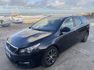 Sort Brugt 2018 Peugeot 308 Allure+ Stationcar | 54.900 kr. (God pris)