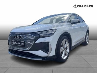Hvidmetal / glacier white Brugt 2022 Audi Q4 Sportback e-tron S-Line SUV | 249.900 kr. (Lidt for dyr)