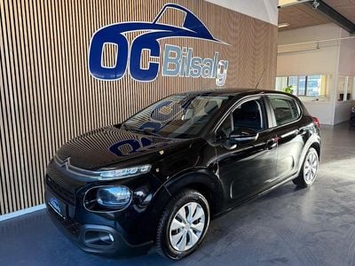 Sort Brugt 2017 Citroën C3 Feel Hatchback | 54.800 kr. (God pris)