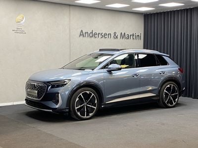 Geyser blue Brugt 2021 Audi Q4 e-tron Edition .1 SUV | 339.500 kr. (God pris)