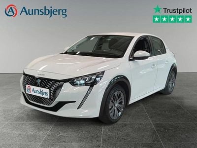 Hvid Brugt 2022 Peugeot e-208 Active Hatchback | 124.500 kr. (Fair pris)