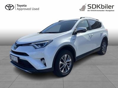 Hvid metal Brugt 2017 Toyota RAV4 Hybrid H3 SUV | 199.900 kr. (Fair pris)