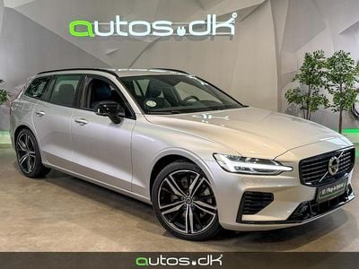 Sølvmetal Brugt 2021 Volvo V60 Stationcar | 369.000 kr.