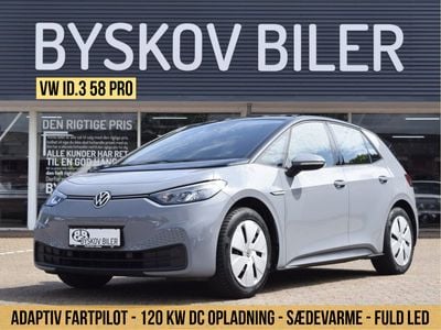Grå Brugt 2021 VW ID.3 Pro Hatchback | 163.995 kr. (Fair pris)