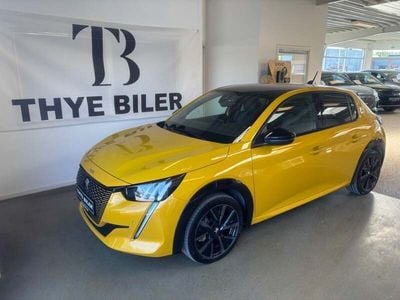 Gulmetal Brugt 2022 Peugeot e-208 GT Hatchback | 139.900 kr. (God pris)