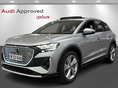 Sølvmetal Brugt 2025 Audi Q4 e-tron S-Line SUV | 396.900 kr. (Fair pris)