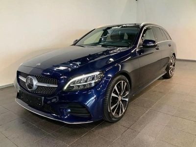 Blå Brugt 2019 Mercedes C200 AMG line Stationcar | 279.900 kr. (God pris)