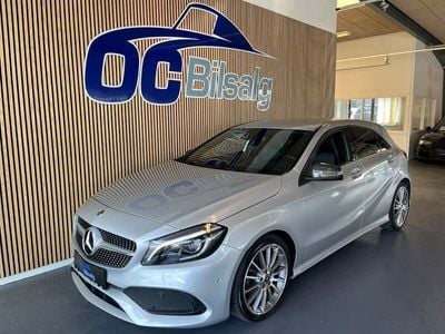 Sølvmetal Brugt 2018 Mercedes A200 AMG line Hatchback | 169.900 kr. (Fair pris)