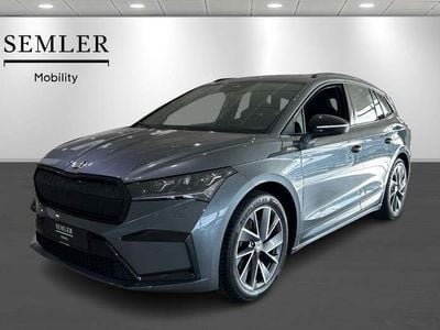 Gråmetal Brugt 2021 Skoda Enyaq iV SportLine SUV | 284.900 kr. (Lidt for dyr)