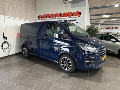 Blå Brugt 2021 Ford Transit Custom Sport Van | 196.900 kr.