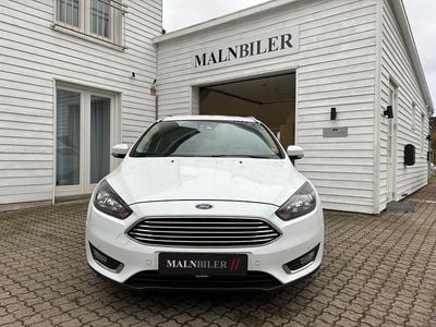 Hvid Brugt 2018 Ford Focus Titanium Stationcar | 109.999 kr. (God pris)