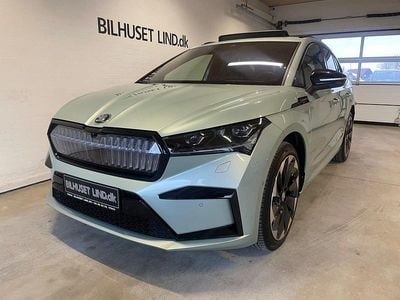Brugt Skoda Enyaq iV SportLine 194 kW (265 HK) 2023 Lysblåmetal SUV