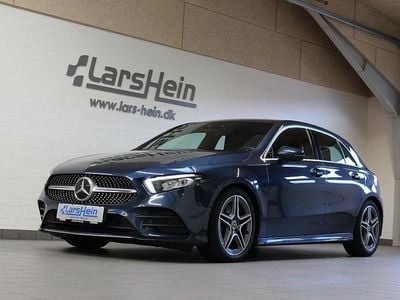 Blåmetal Brugt 2021 Mercedes A220 AMG line Hatchback | 289.800 kr.