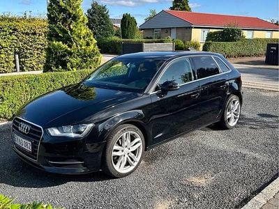 Brugt Audi A3 Sportback Ambiente 110 HK (80 kW) 2015 Sort Hatchback