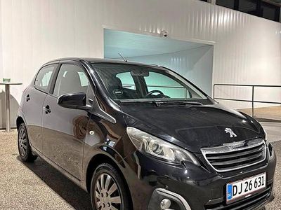 Brugt Peugeot 108 69 HK (50 kW) 2016 Sort Hatchback