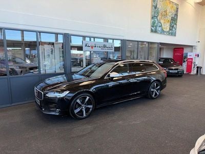 Sortmetal Brugt 2018 Volvo V90 R-Design Stationcar | 140.000 kr.