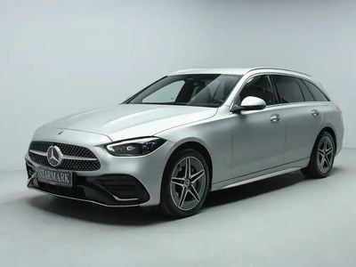 Sølv Brugt 2022 Mercedes C300e AMG line Stationcar | 439.900 kr. (God pris)