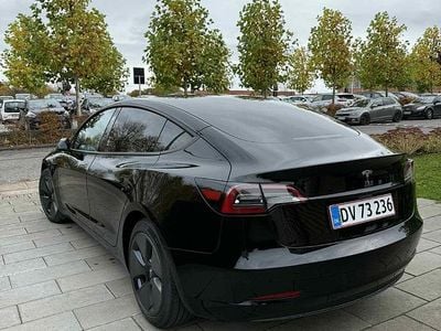 Sort Brugt 2023 Tesla Model 3 Long Range RWD Sedan | 235.000 kr. (God pris)