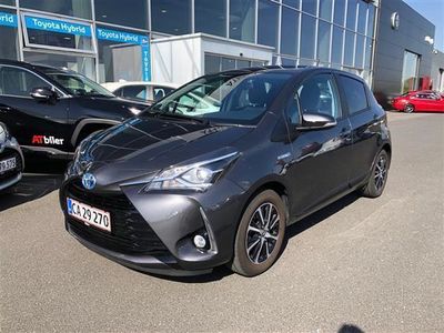 brugt Toyota Yaris Hybrid 1,5 B/EL Premium Safety Sense E-CVT 100HK 5d Trinl. Gear