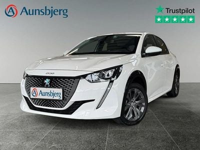 Hvid Brugt 2021 Peugeot e-208 Active Hatchback | 128.500 kr. (Fair pris)
