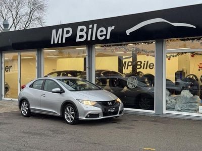Sølvmetal Brugt 2014 Honda Civic Sport Hatchback | 49.900 kr. (Fair pris)