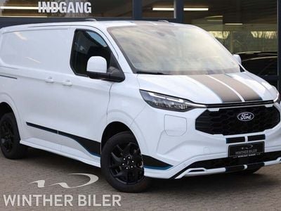 Hvid Ny 2024 Ford Transit Custom Sport Van | 324.900 kr.