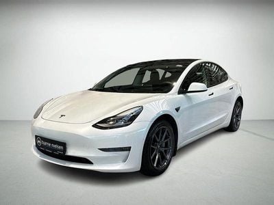 Hvidmetal Brugt 2021 Tesla Model 3 Long Range Sedan | 199.900 kr. (God pris)