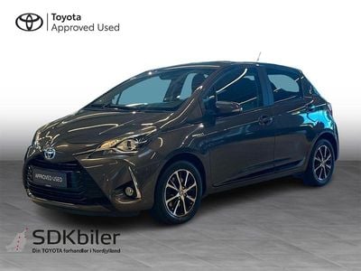 Ash grey Brugt 2018 Toyota Yaris Hybrid H2 Hatchback | 109.900 kr. (Fair pris)