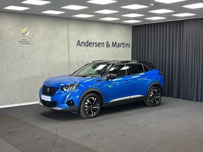 Blå Brugt 2022 Peugeot e-2008 GTi SUV | 159.800 kr. (Fair pris)