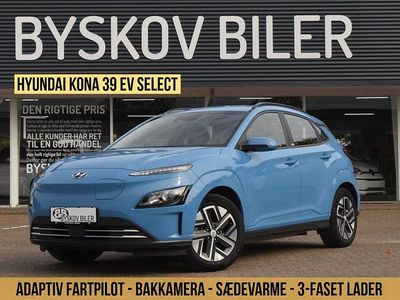 Blå Brugt 2022 Hyundai Kona Select SUV | 127.495 kr. (Fair pris)