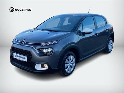Grå platinium Brugt 2023 Citroën C3 PureTech | 138.200 kr. (Lidt for dyr)