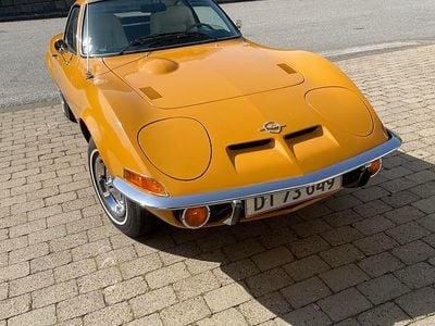 Gul Brugt 1971 Opel GT | 140.000 kr.