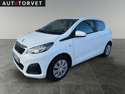 Hvid Brugt 2018 Peugeot 108 Active Hatchback | 54.700 kr. (Super pris)