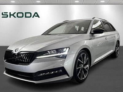 Sølvmetal Brugt 2020 Skoda Superb SportLine Stationcar | 279.900 kr. (God pris)